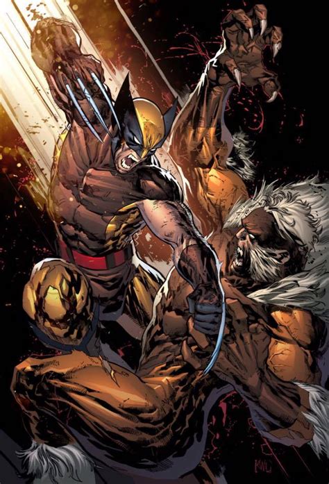 Wolverine V Sabretooth By Ken Lashley Rxmen