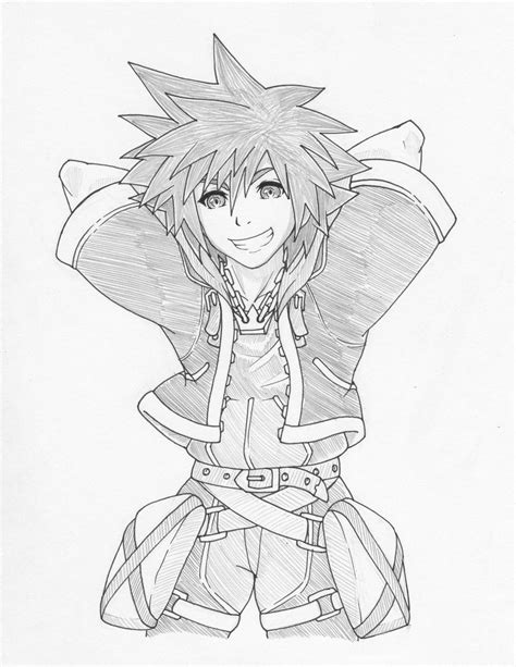 Sora Kingdom Hearts By Tony Arts On Deviantart