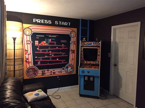 Game Rooms And Man Caves Decorating With Wallpaper Wall Murals