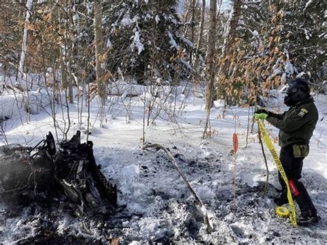 Snowmobile Crashes Fires Keep Dec Officers Busy