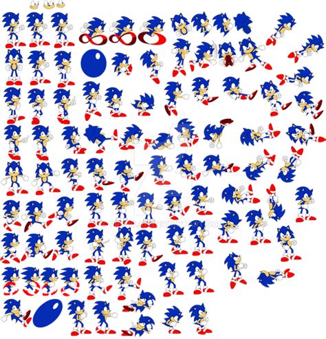 Classic Sonic Mugen Sheet By Prowlah On Deviantart