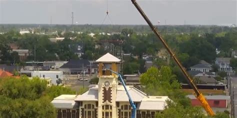 Bell Tower At Historic City Hall Being Replaced