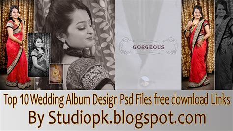 Create your own wedding album with our professionally designed wedding album templates. Top 10 Wedding Album Design Psd Files free download Links - StudioPk