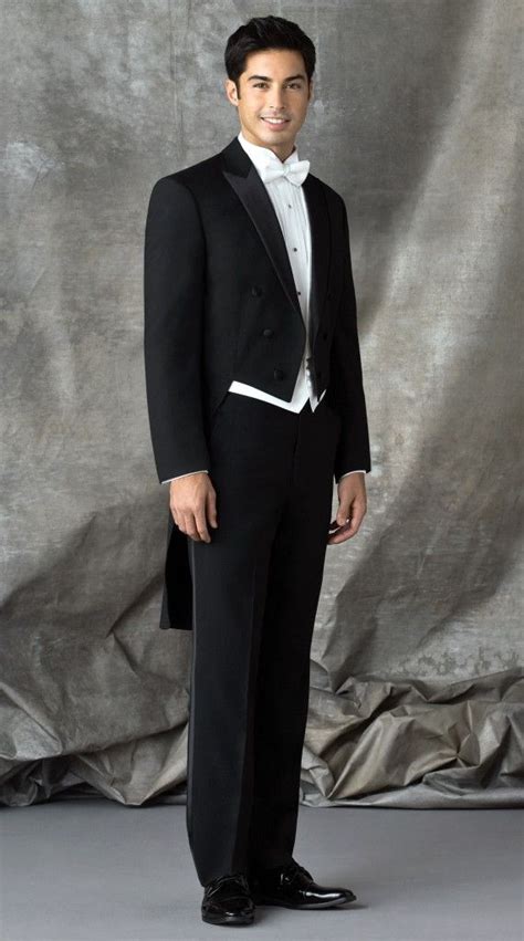 Black Tails Tuxedo By After Six Formal Dimensions Tuxedo Style