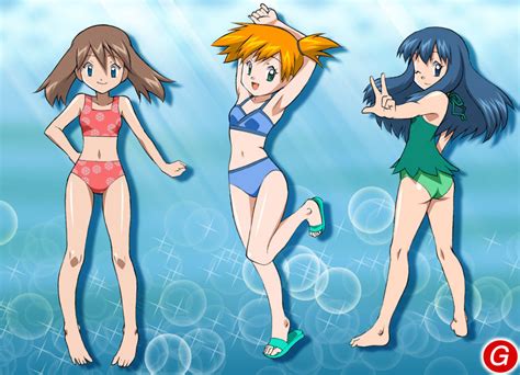 May Misty And Dawn In Swimsuit Misty May And Dawn Photo Fanpop