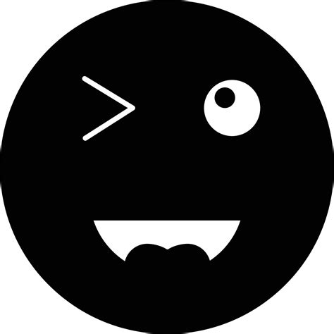 Blink Emoji Vector Icon That Can Easily Modify Or Edit 7626450 Vector