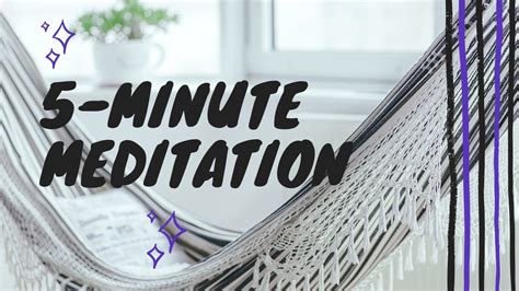 Pause Your Day With A 5 Minute Meditation Youtube
