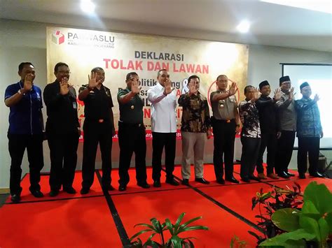 Panwaslu Kabupaten Tangerang Gelar Deklarasi Bersama Terkait Tolak