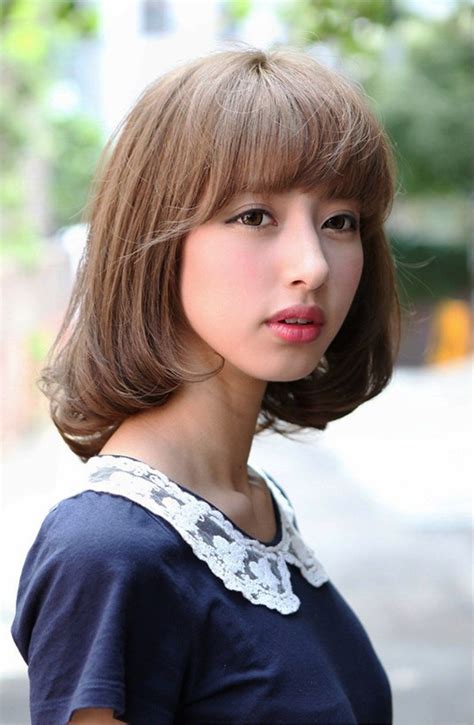 Pictures Of Cute Japanese Bob Hairstyle For Girls Japanese Hairstyle Hair Styles Womens