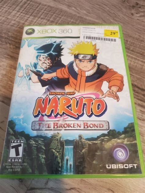 Naruto The Broken Bond Microsoft Xbox 360 2008 For Sale Online Ebay