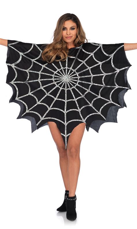 this sexy glitter web poncho will make everybody want to come under it halloween costumes for
