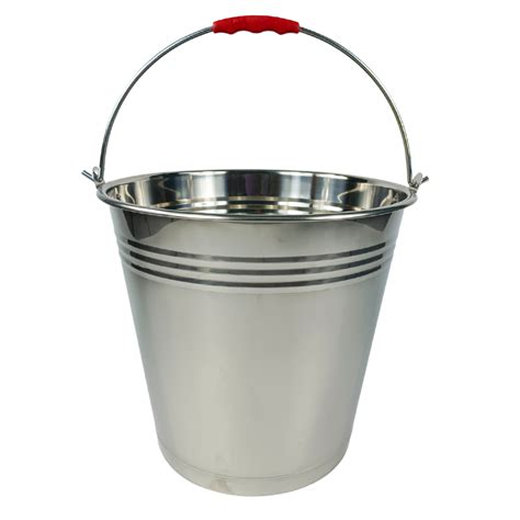 Stainless Steel Utility Bucket Pail With Carry Handle Big5 Cookware