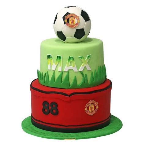 The cake may also show the logo of your favorite team. Football Cake - JUNANDUS