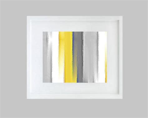 Maybe you would like to learn more about one of these? Framed Striped Art Yellow Grey White Blue 8x10 Abstract ...