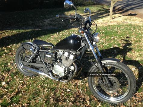 The battey has a battery tender hook so it is easy to plug in. 1986 Honda Rebel 250 Bobber, Cafe Racer