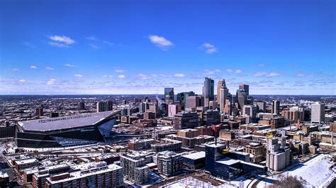 Minneapolis Skyline On A Sunny Day Photograph By Gian Lorenzo Ferretti