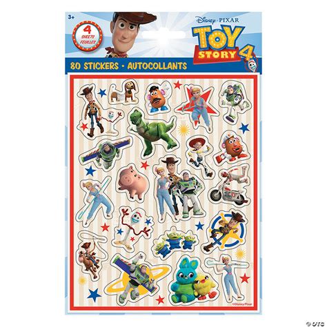 Disney Pixar Toy Story 4™ Stickers 4 Pc Oriental Trading