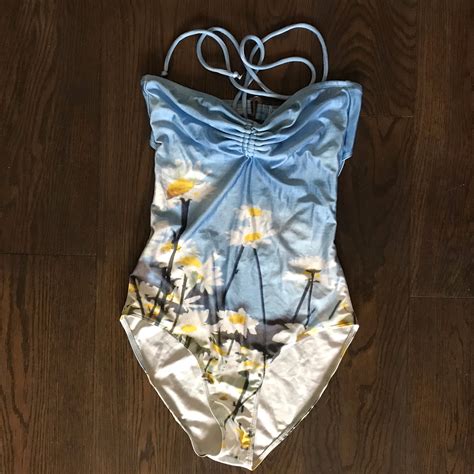 Daisy Swimsuit Womens Fashion Swimwear Bikinis And Swimsuits On Carousell