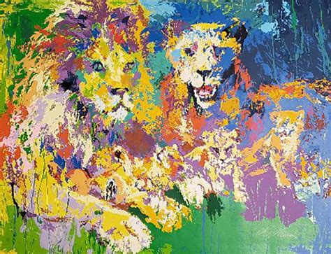 Sold Price Leroy Neiman Lion Pride Serigraph Signed And Numbered
