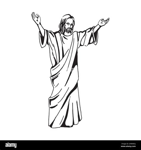 Vector Illustration Of Jesus Christ God And Bible Stock Vector Image