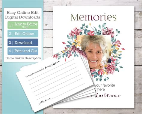 Our funeral flowers guide will help you respectfully choose and send flowers to honor the life of someone who has passed. Flower Funeral Memory Card Template And Memorial Poster ...