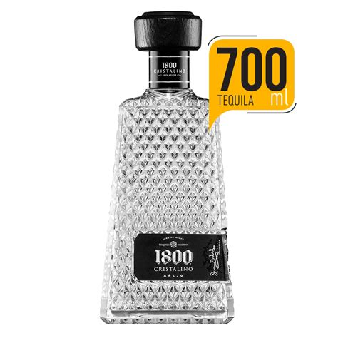 Tequila 1800 Cristalino 700 Ml Pídele A Pepe
