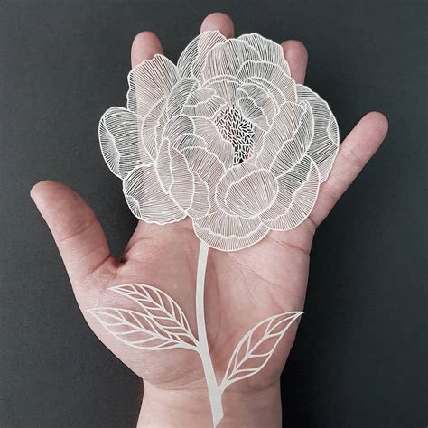 Artist Crafts Intricate Nature Inspired Paper Cutting Art By Hand