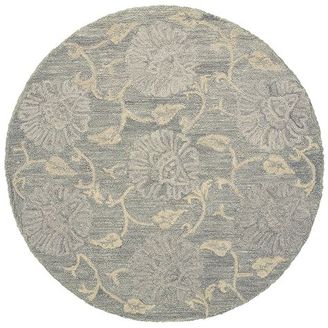 Lr Home Dazzle Traditional Jacobean Indoor Round Rug 6 Ft X 6 Ft