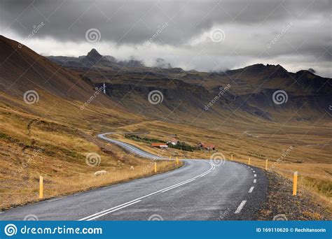 Ring Road Route 1 Or Hringvegur Iceland Stock Photo Image Of