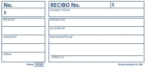 Recibo En Blanco Para Imprimir Image To U Images And Photos Finder