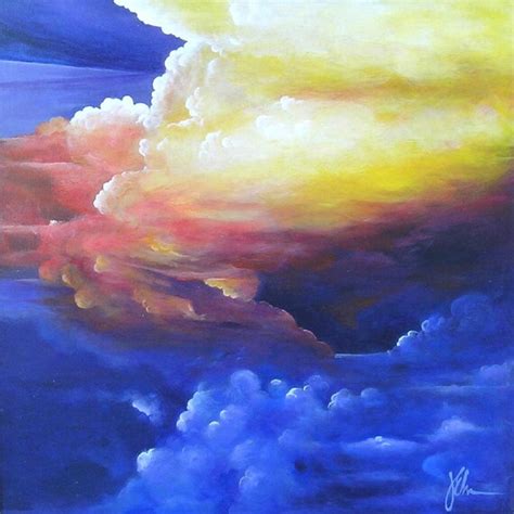 Items Similar To Storm Clouds Above Original Acrylic Painting By Jack