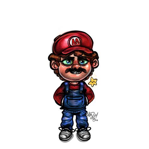 Artstation Mario Character Concept Artwork By Brazybran