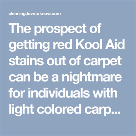 How to clean red kool aid the worst using rubbing alcohol for carpet stains carpet stain removal auckland steam n spring cleaning carpet 2. The prospect of getting red Kool Aid stains out of carpet ...