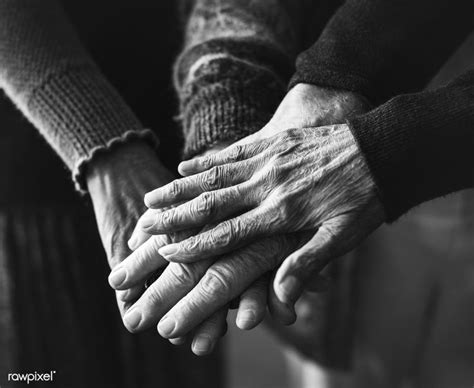 Download Premium Image Of Black And White Photo Of The Closeup Of Hands