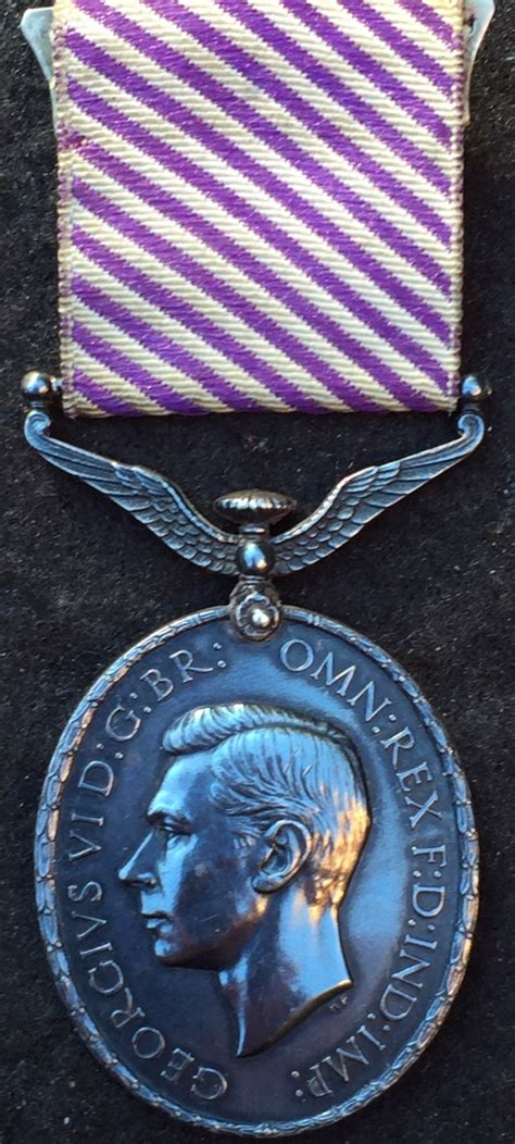 Ww2 Gvi Military Raf Royal Air Force Dfm Distinguished Flying Medal Ind