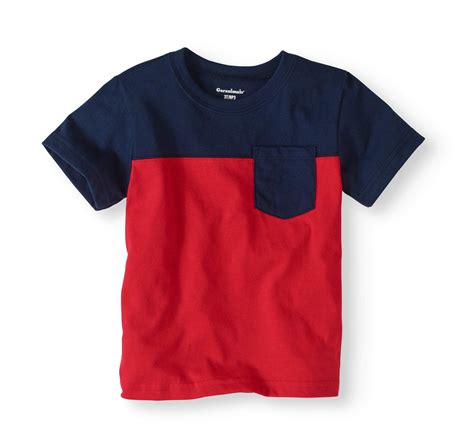 Toddler Boy Short Sleeve Colorblock Pocket T Shirt