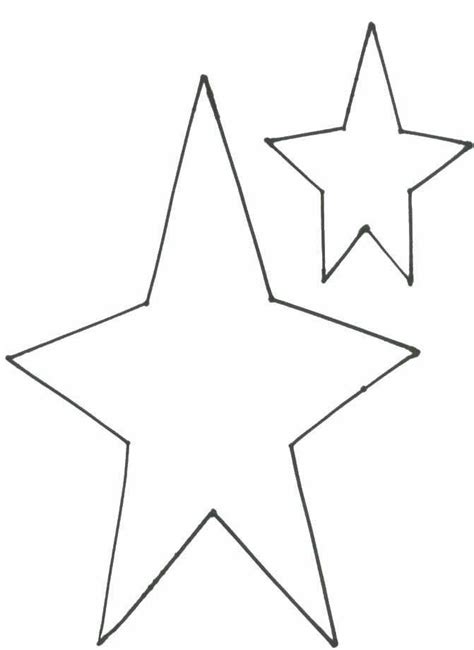 Printable Wooden Star Template