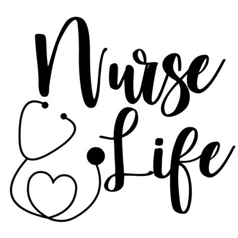 The Phrase Nurse And Life With A Stethoscope On It S Side