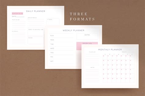 Editable CANVA PLANNERS Collection By Ksenias Store | TheHungryJPEG.com