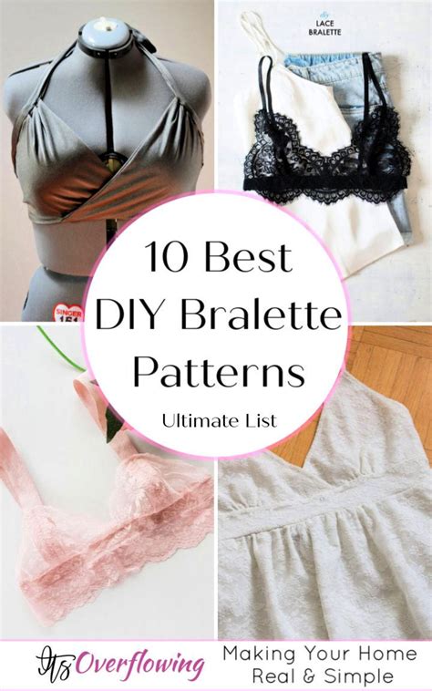 Best DIY Bralette Patterns Free PDF Its Overflowing