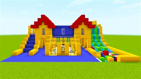 Minecraft Tutorial How To Make A Play Ground Play Area Fun House