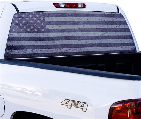 American Flag Truck Window Decal Sticker Clothing
