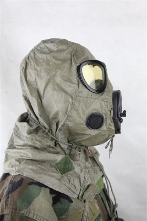 M17a1 Protective Gas Mask Gear Illustration