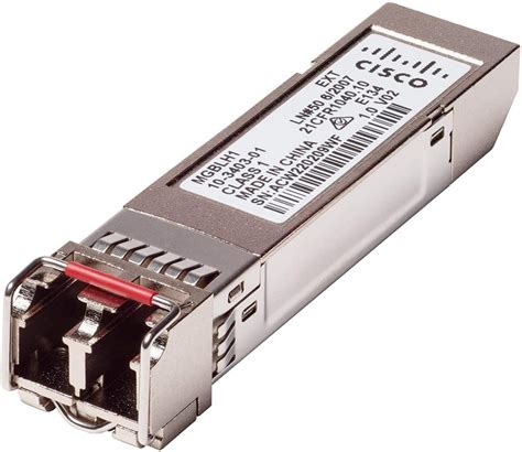 Cisco Mgblh1 Gigabit Ethernet Lh Mini Gbic Sfp Transceiver Linkom Pc