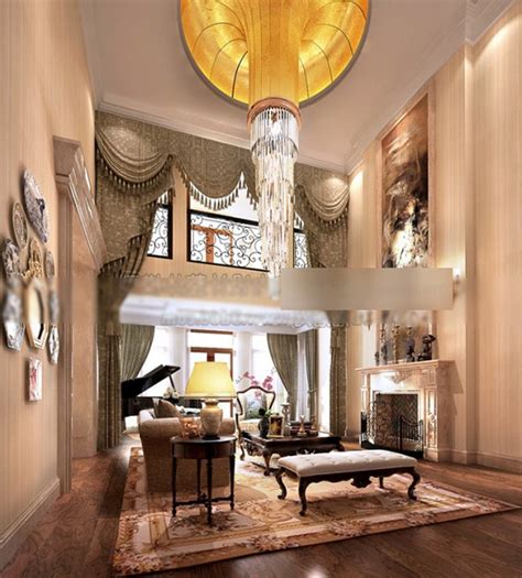 Luxury Duplex Living Room Classic Interior 3d Model Max Vray