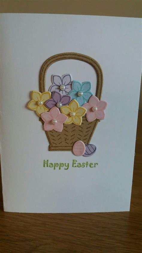 Quick Easter Card Using Basket Bunch From Stampin Up Easter Cards
