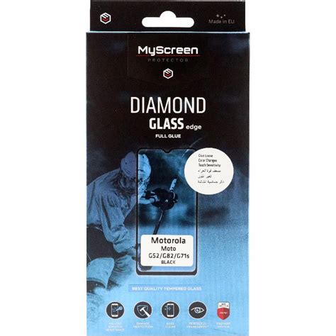 Myscreenprotector Diamond Glass Edge Full Glue Black Smartphone Screen