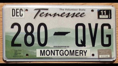 Tennessee License Plate Design History 1962 Present Day Youtube