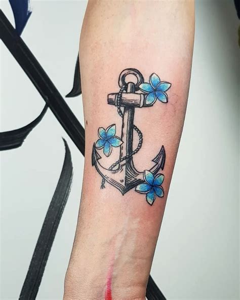 Anchor With Flowers Tattoo Meaning Anchor With Flowers Tattoo Meaning