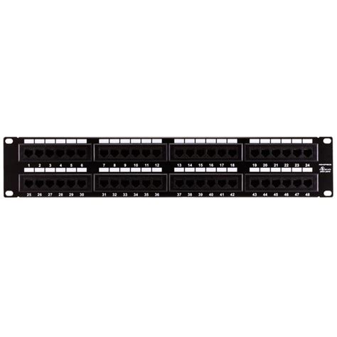 Cat6 Patch Panel 110 Type 48 Port 568ab Compatible Monoprice®